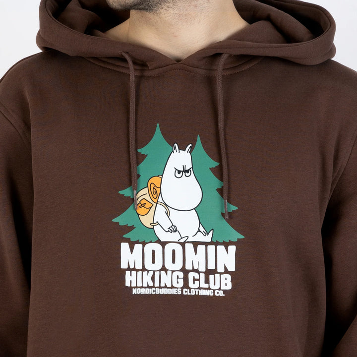 Moomin Muumipeikko Hiking Club Hoodie brown