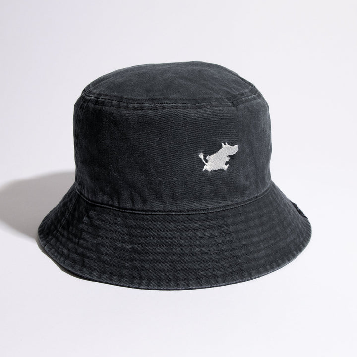Moomin Classics Denim bucket hat black