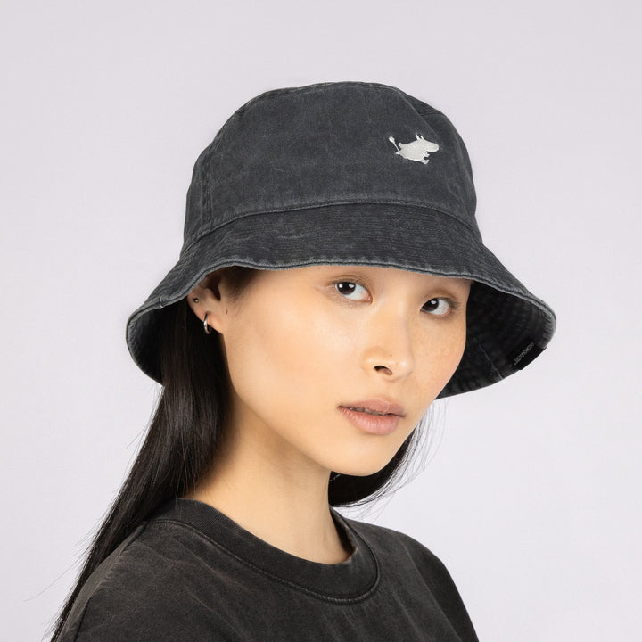 Moomin Classics Denim bucket hat black
