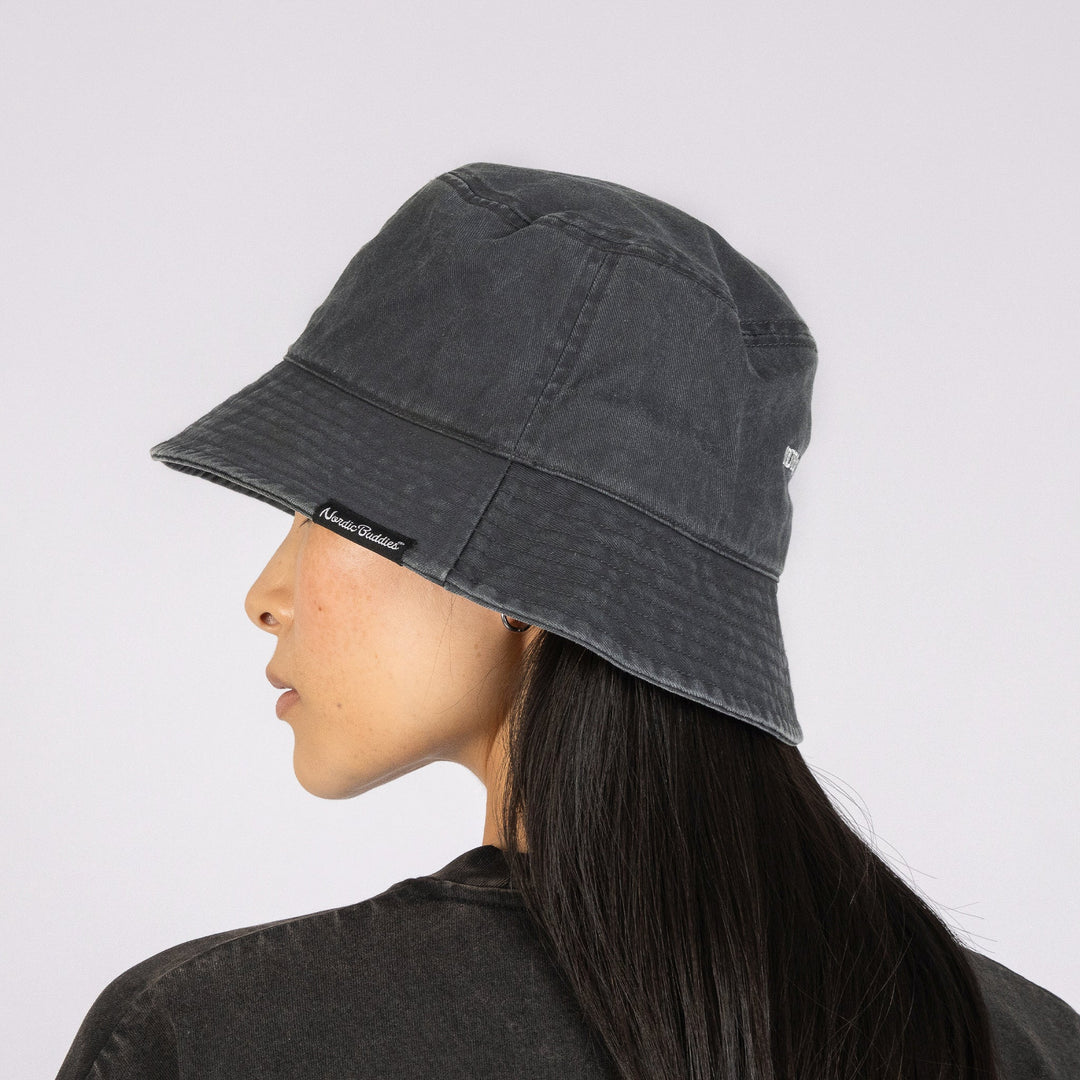 Moomin Classics Denim bucket hat black