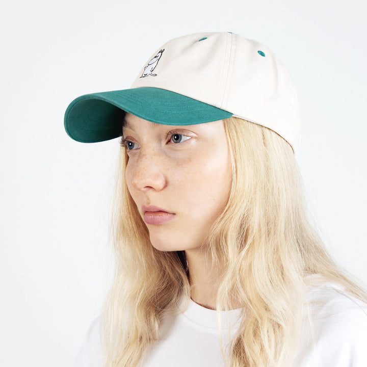 Moomin Muumipeikon Tervehdys dad cap natural/green