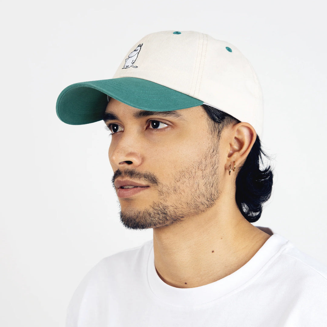 Moomin Muumipeikon Tervehdys dad cap natural/green