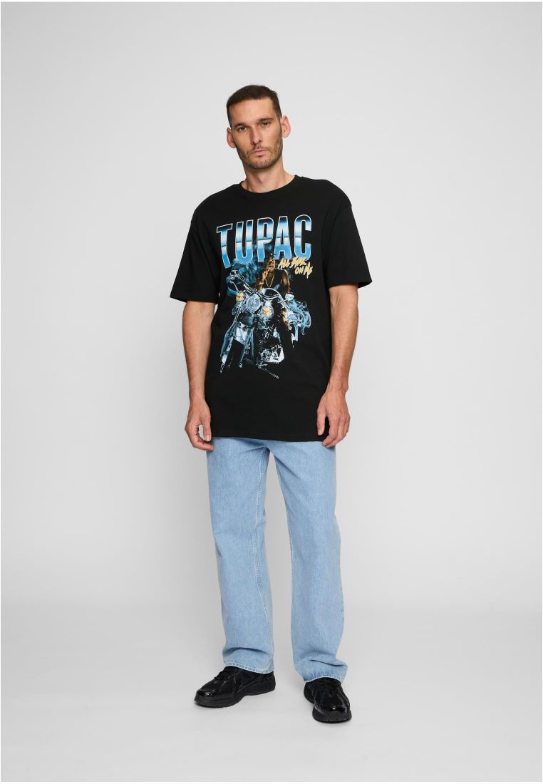 Mister Tupac All Eyez On Me Anniversary Oversize tee black - Shop-Tetuan