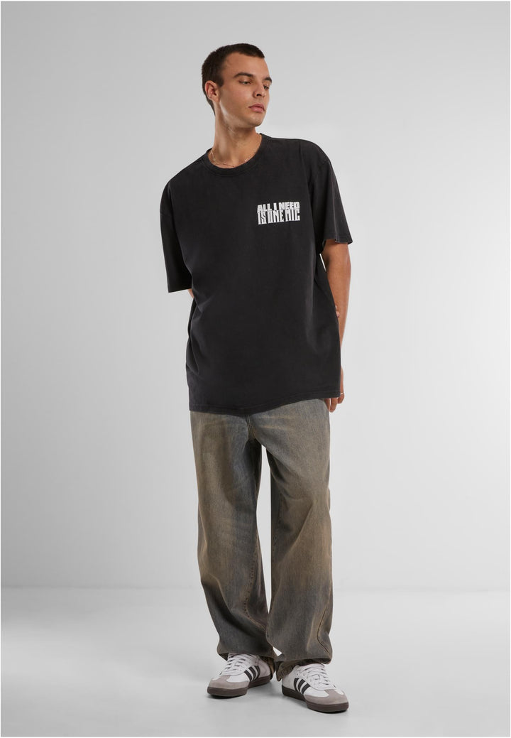 Mister Nas Stillmatic Acid Washed Oversize tee black