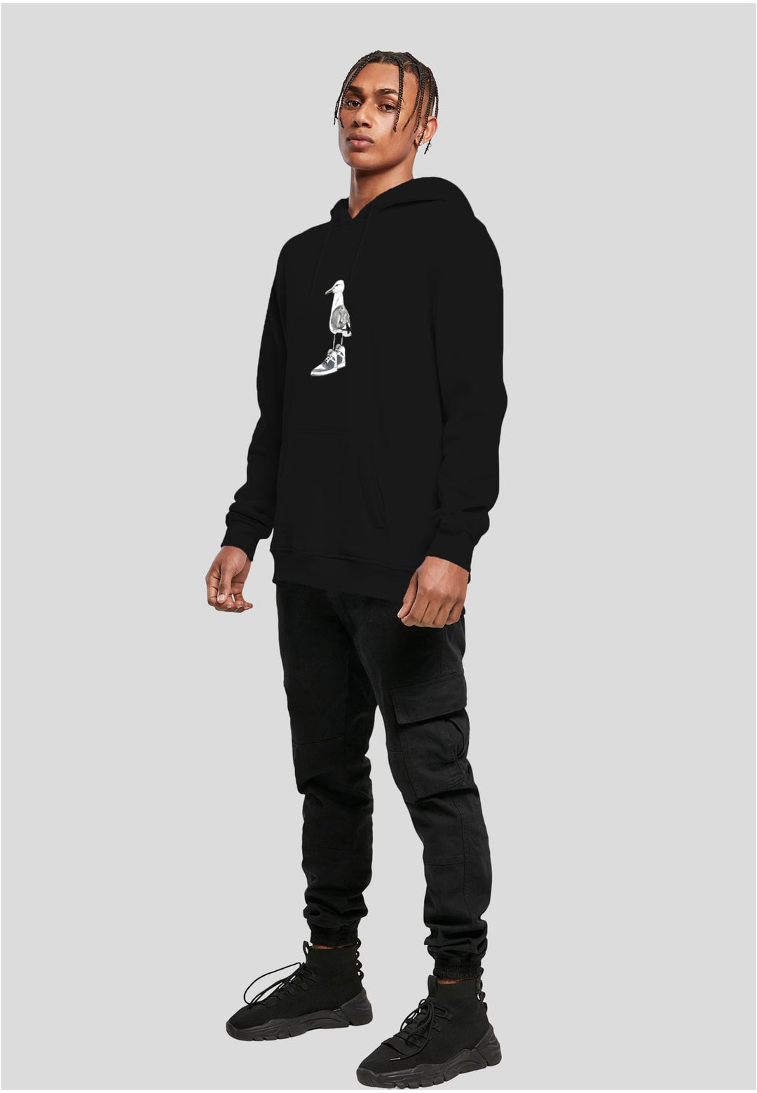 Mister Seagull Sneakers Hoody black - Shop-Tetuan