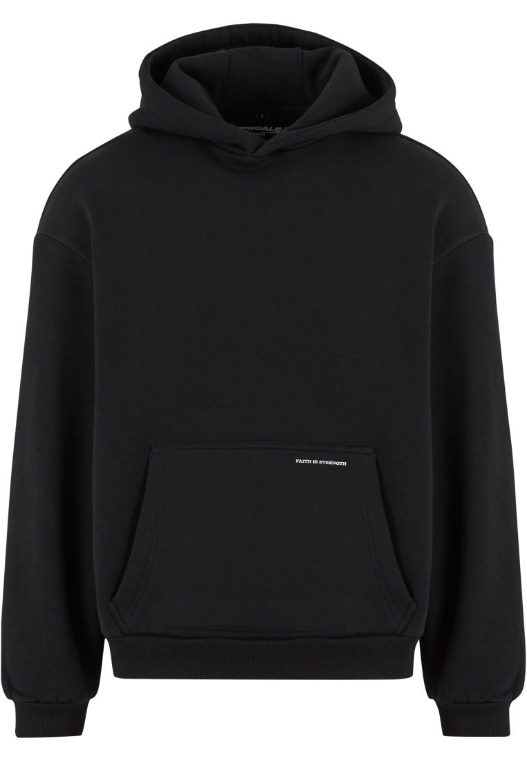 Mister Faith Is Strength Fluffy hoody black - Shop-Tetuan