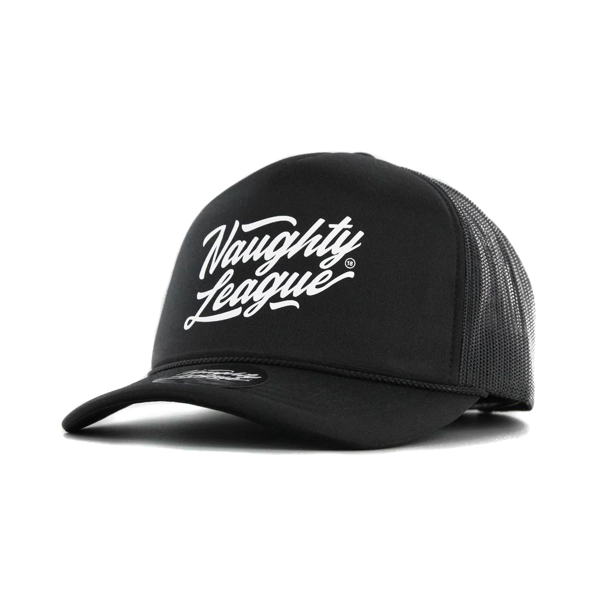 Naughty League Branded Trucker cap black - Shop-Tetuan
