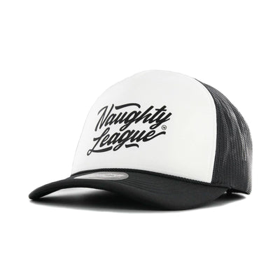 Naughty League Branded Trucker cap black/white - Shop-Tetuan