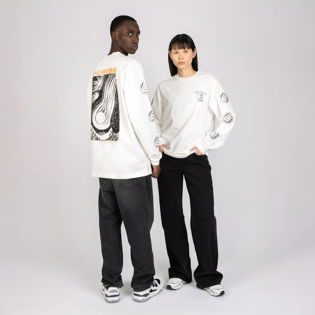 Muumi Novels Premium L/S Tee white