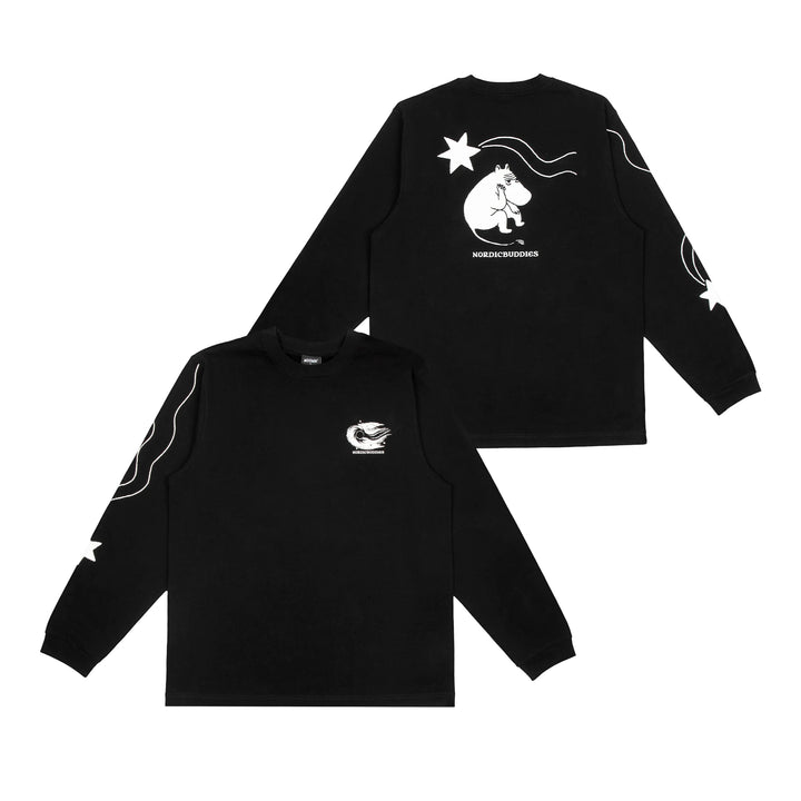 Muumi Novels Premium L/S Tee black