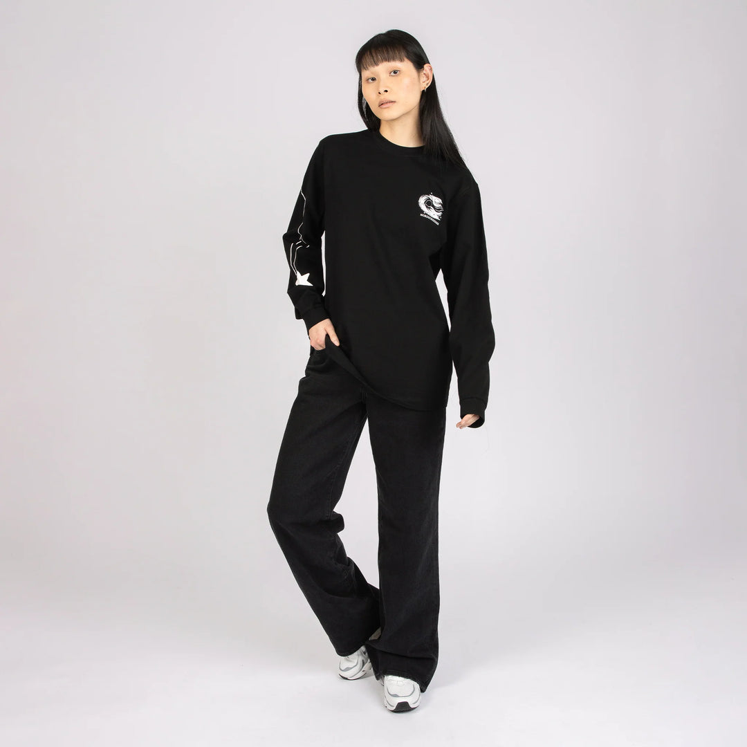 Muumi Novels Premium L/S Tee black