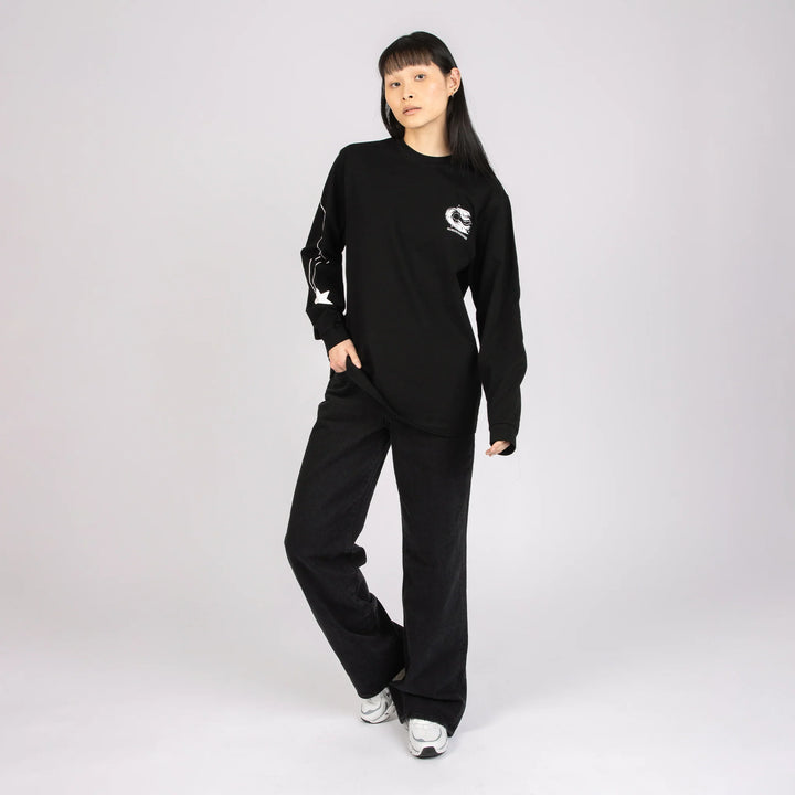 Muumi Novels Premium L/S Tee black