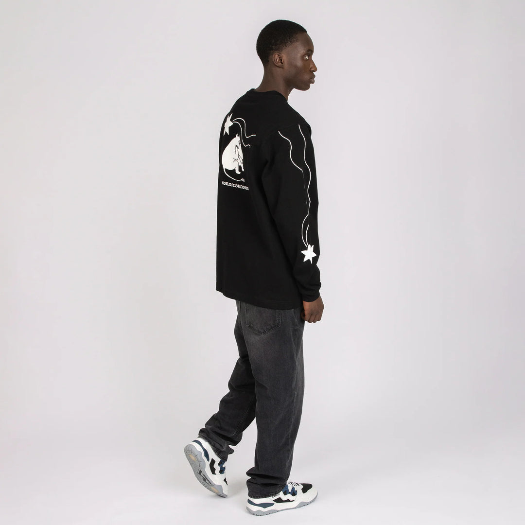 Muumi Novels Premium L/S Tee black