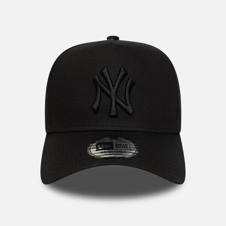 New Era MLB League Essential 9Forty E-Frame NY Yankees black on black