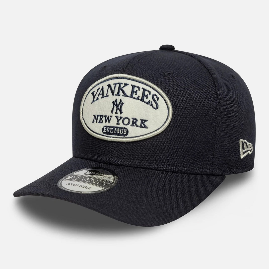 New Era MLB Patch 9Seventy Stretch-Snap Adjustable Cap NY Yankees navy - Shop-Tetuan