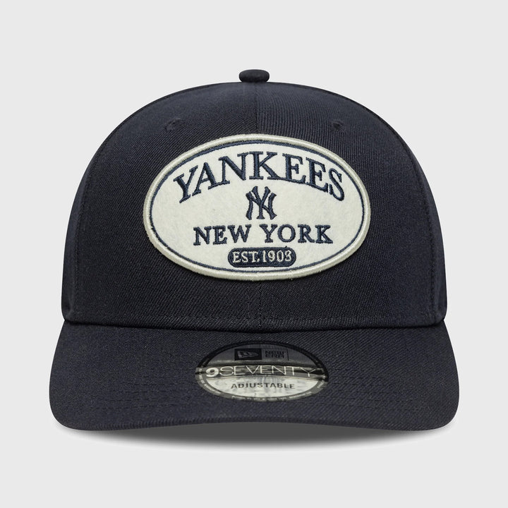 New Era MLB Patch 9Seventy Stretch-Snap Adjustable Cap NY Yankees navy - Shop-Tetuan