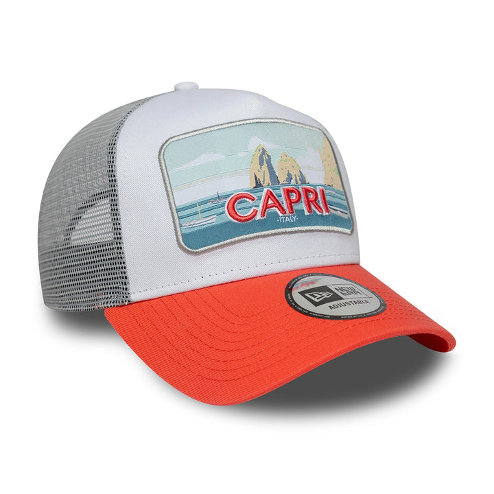 New Era Summer Capri 9Forty A-Frame Trucker pastel pink