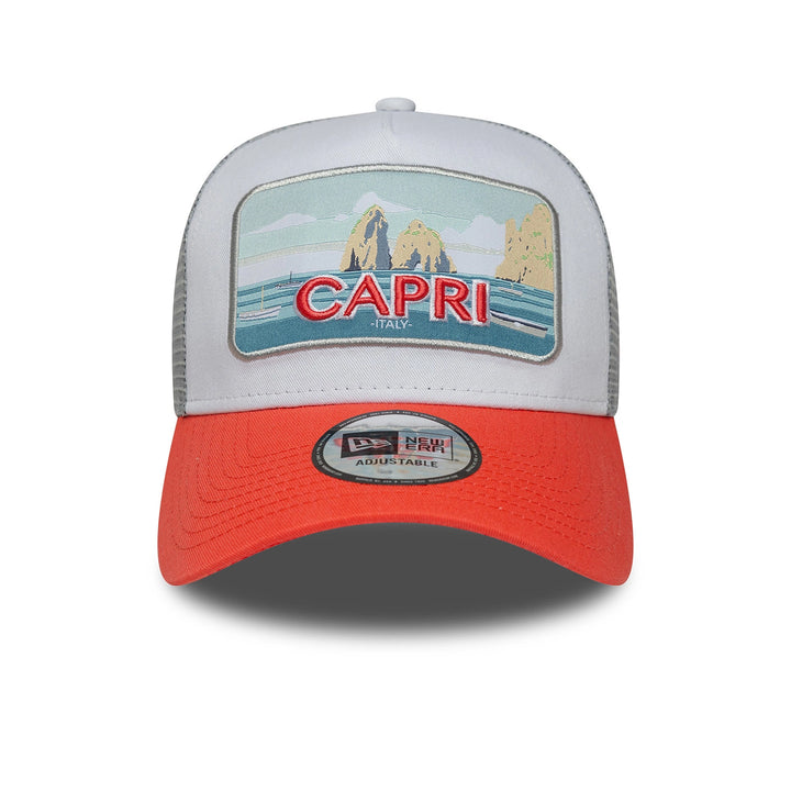 New Era Summer Capri 9Forty A-Frame Trucker pastel pink