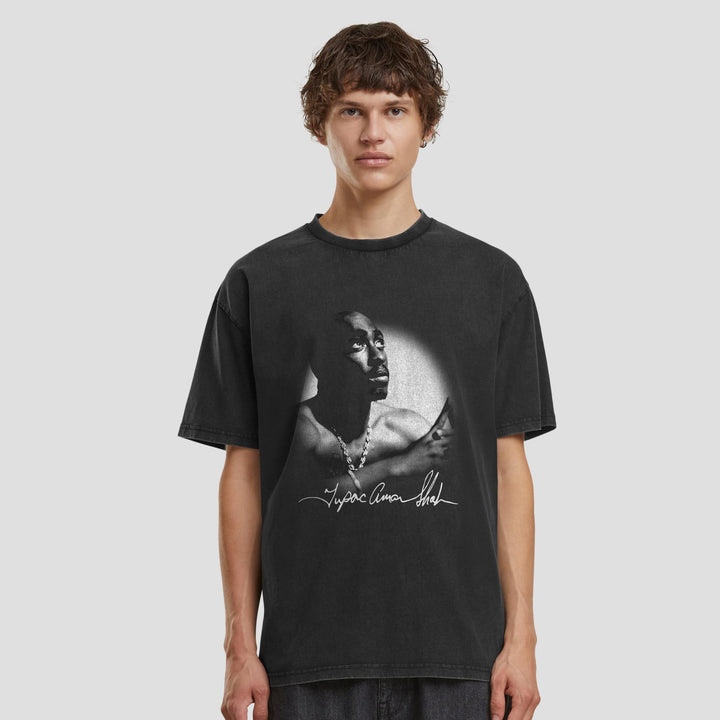 Merchcode 2Pac Spotlight Vintage Loose Tee black