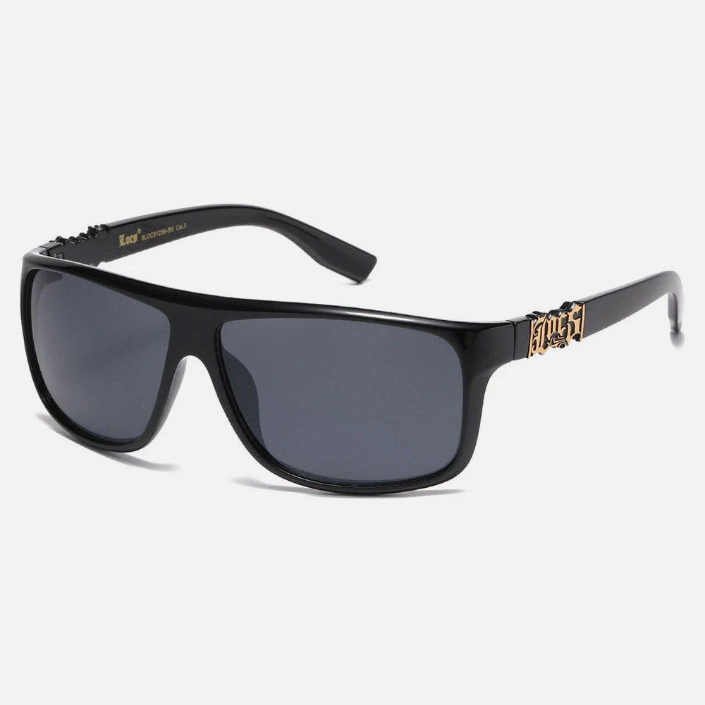 Locs OG Style Oval Sunglasses black/gold - Shop-Tetuan