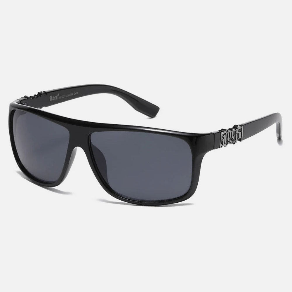 Locs OG Style Oval Sunglasses black/silver - Shop-Tetuan
