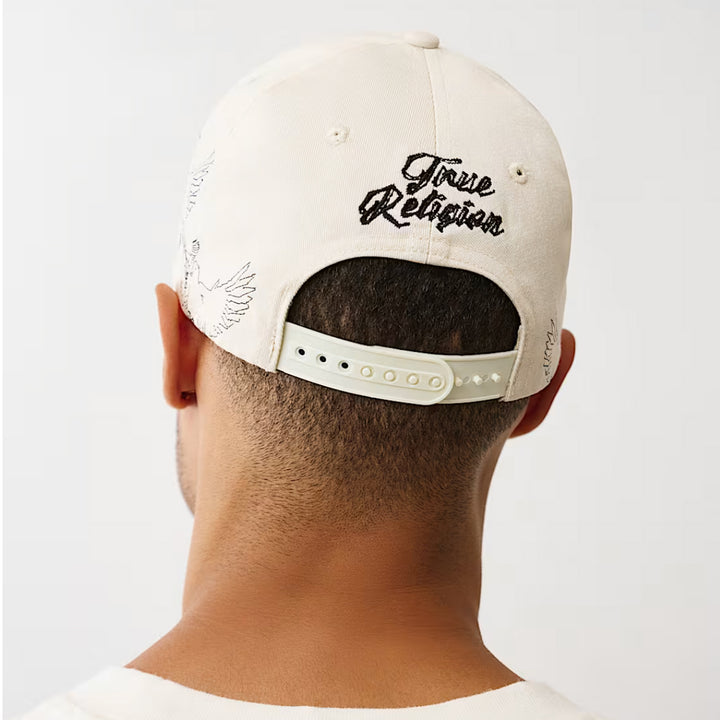 True Religion Old English TR Cap white/Camo - Shop-Tetuan