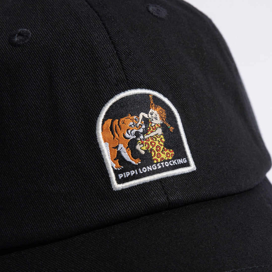 Pippi Longstocking Peppi ja Tiikeri dad cap black