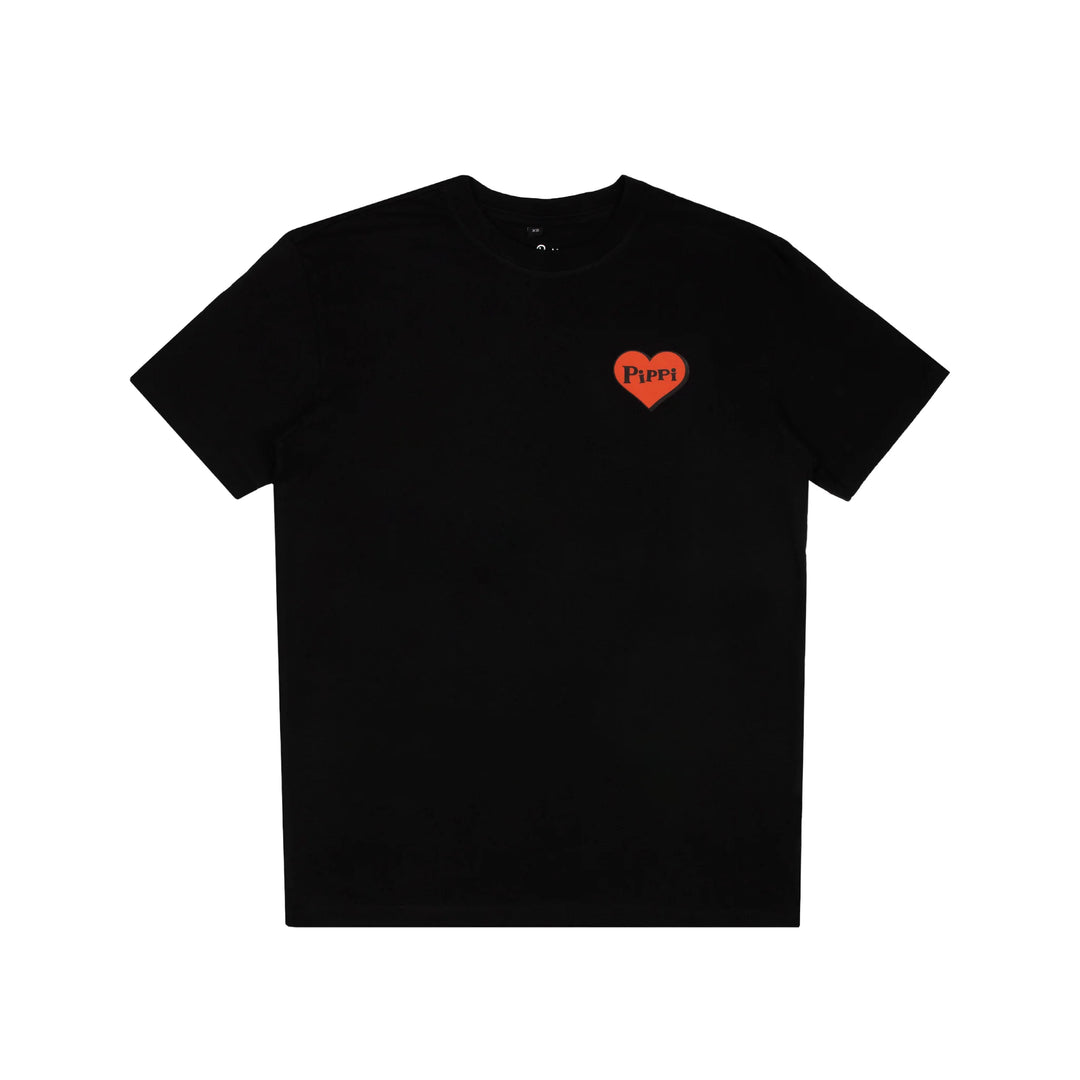 Pippi Longstocking Peppi Painii tee black - Shop-Tetuan