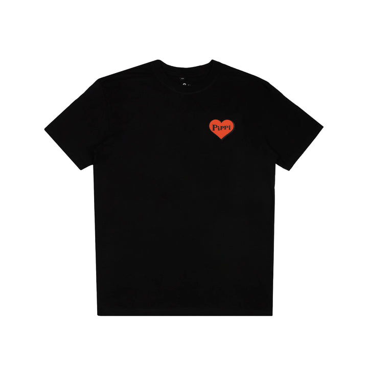 Pippi Longstocking Peppi Painii tee black - Shop-Tetuan