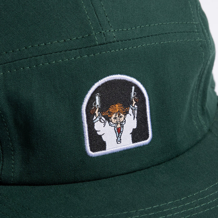 Pippi Longstocking Peppi ja Bang five panel green