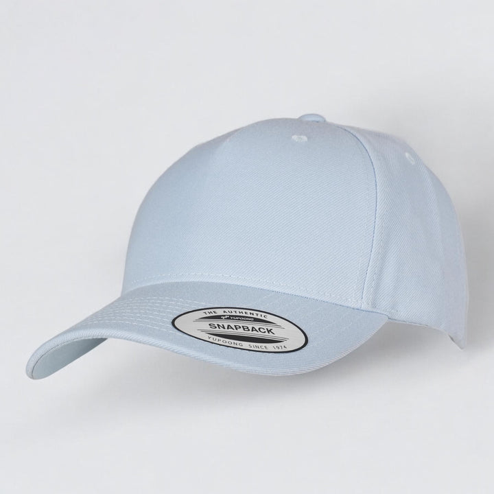 The Classics Yupoong 5-panel Premium Curve snapback ballad blue - Shop-Tetuan