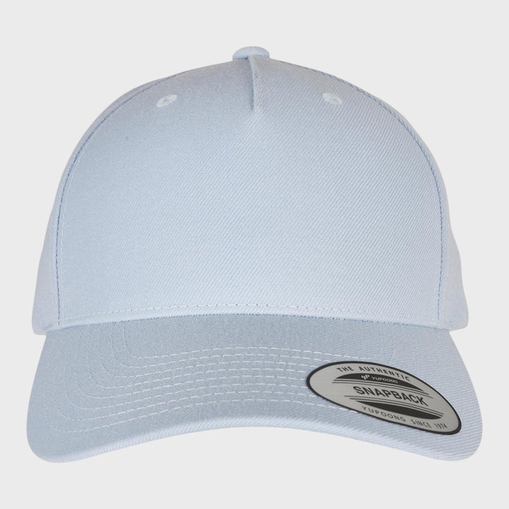 The Classics Yupoong 5-panel Premium Curve snapback ballad blue - Shop-Tetuan
