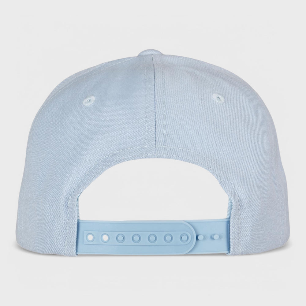 The Classics Yupoong 5-panel Premium Curve snapback ballad blue - Shop-Tetuan