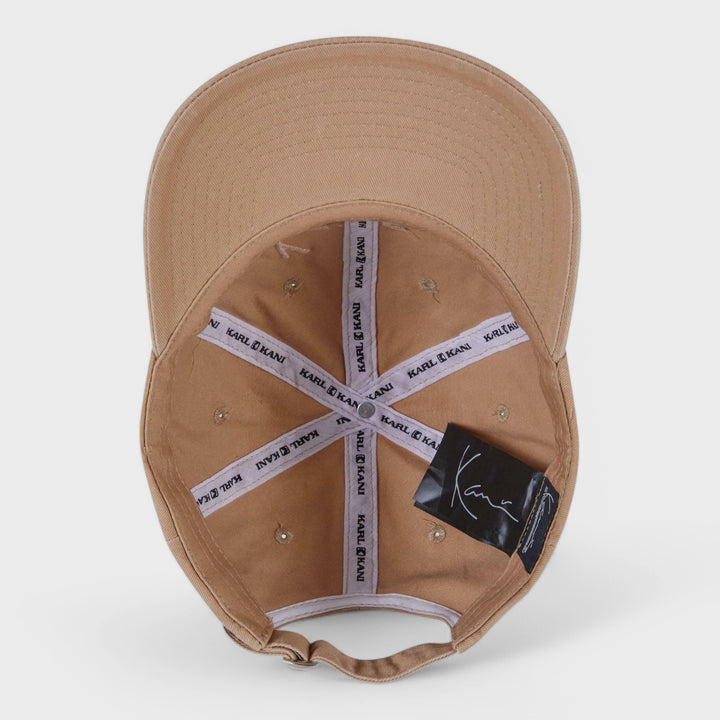 Karl Kani Signature Cap washed light beige - Shop-Tetuan