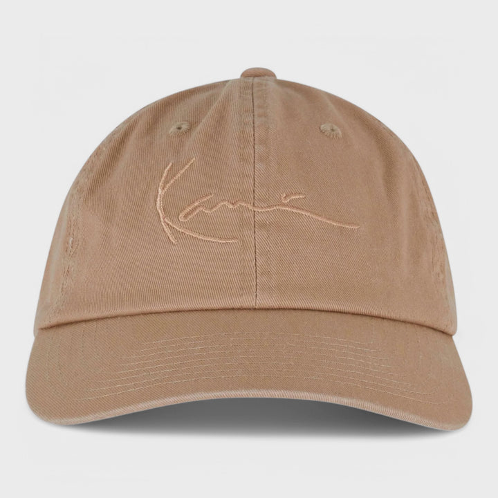 Karl Kani Signature Cap washed light beige - Shop-Tetuan