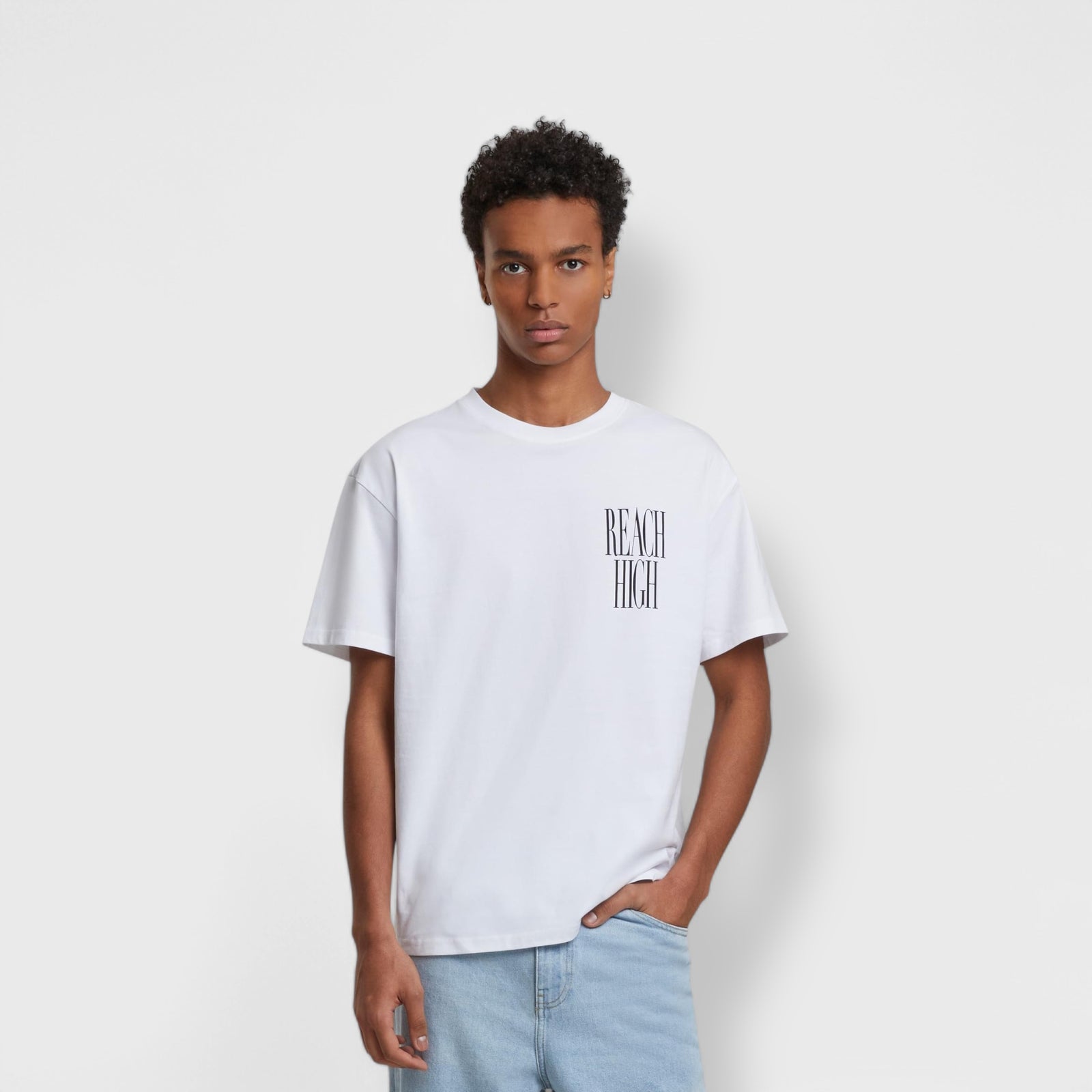 Mister Reach High Oversize Tee white - Shop-Tetuan