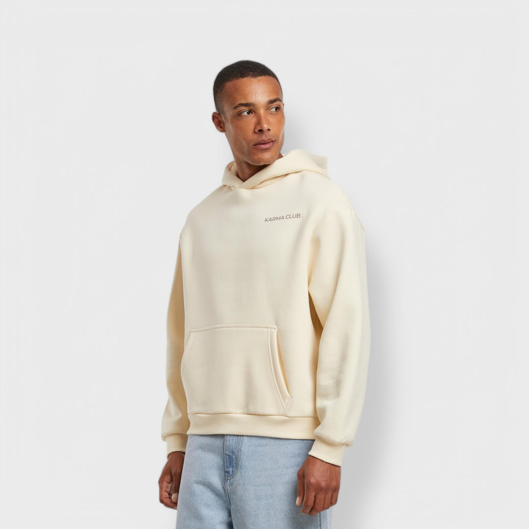 Mister Part Of The Club Fluffy Hoody whitesand - Shop-Tetuan