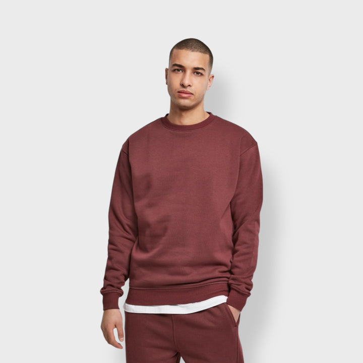 Urban Classics crewneck sweatshirt cherry - Shop-Tetuan