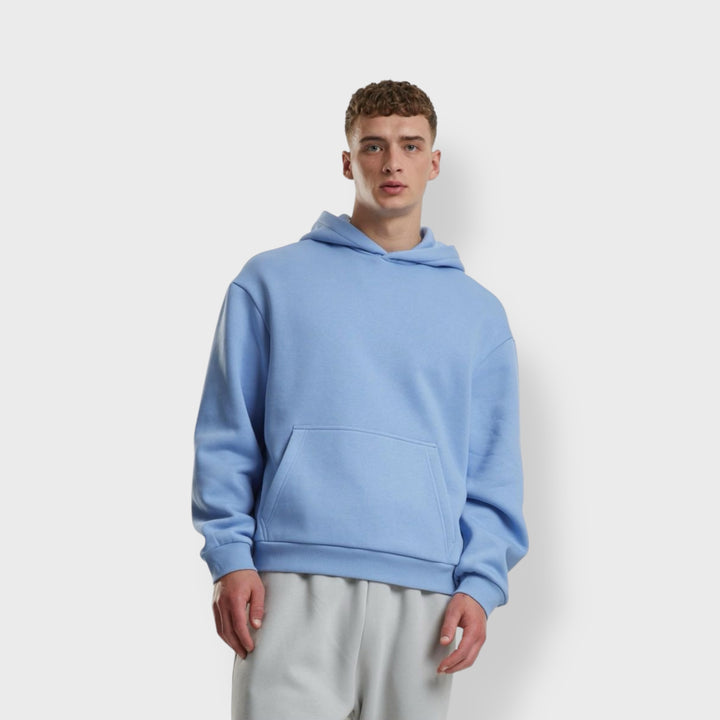 Urban Classics Fluffy Hoody powderblue - Shop-Tetuan