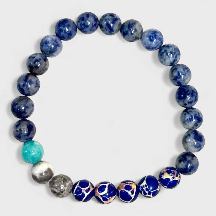 Natural Stone Planet Bracelets Earth
