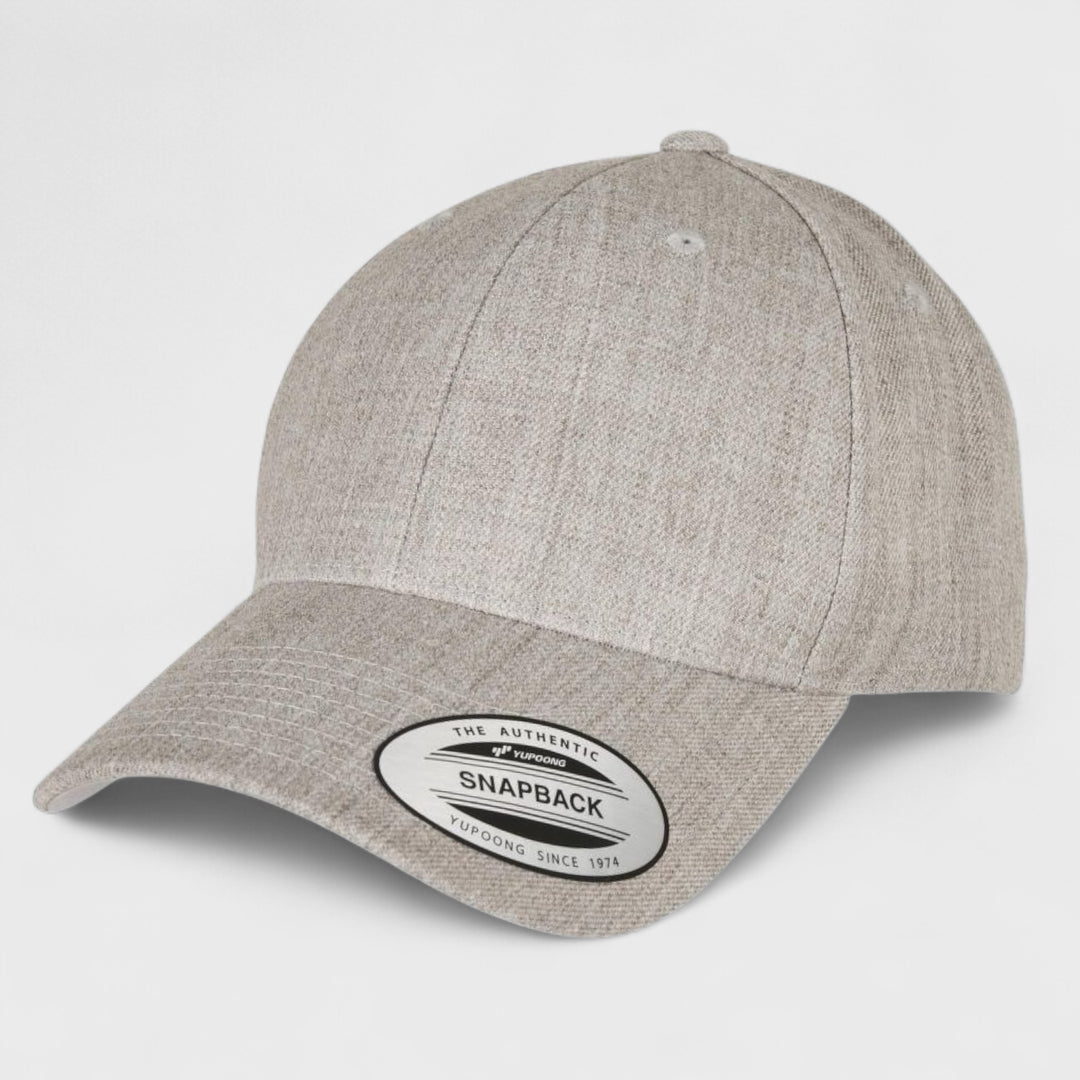 The Classics Yupoong Classic Snapback heather grey - Shop-Tetuan