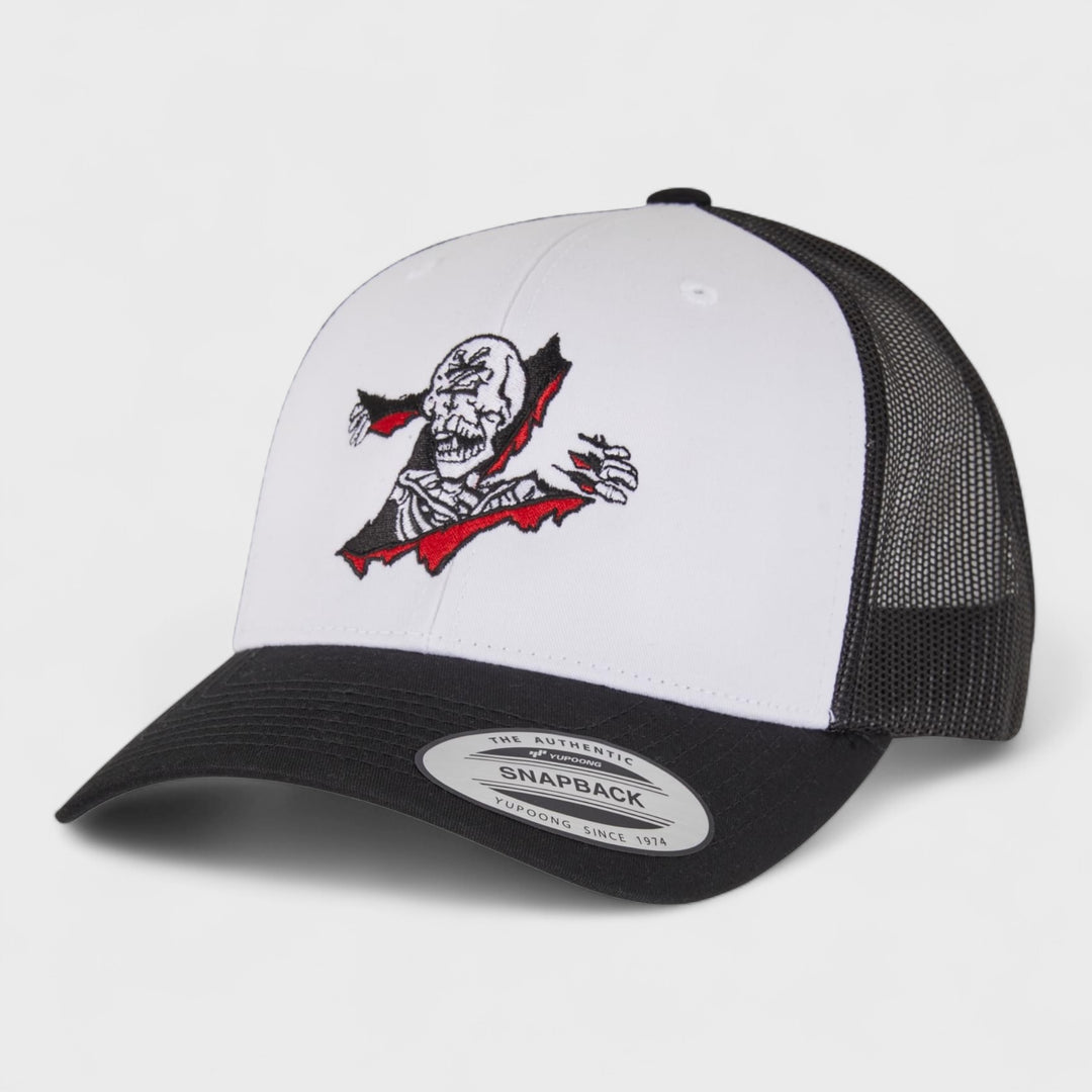 Zoo York Skeleton Retro Trucker Cap Blk/wht/blk - Shop-Tetuan