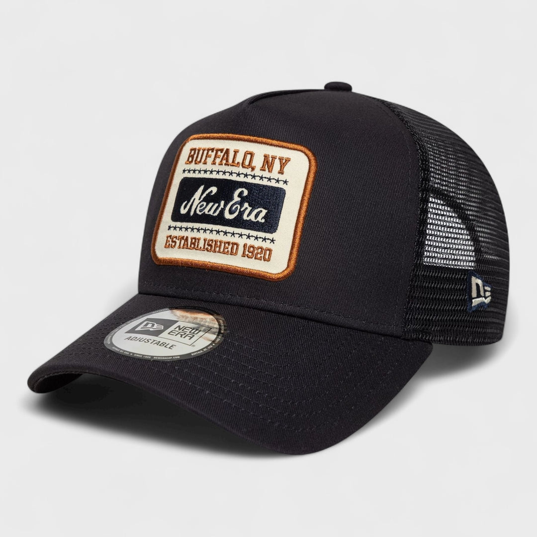 New Era Patch 9FORTY A-Frame Trucker navy - Shop-Tetuan
