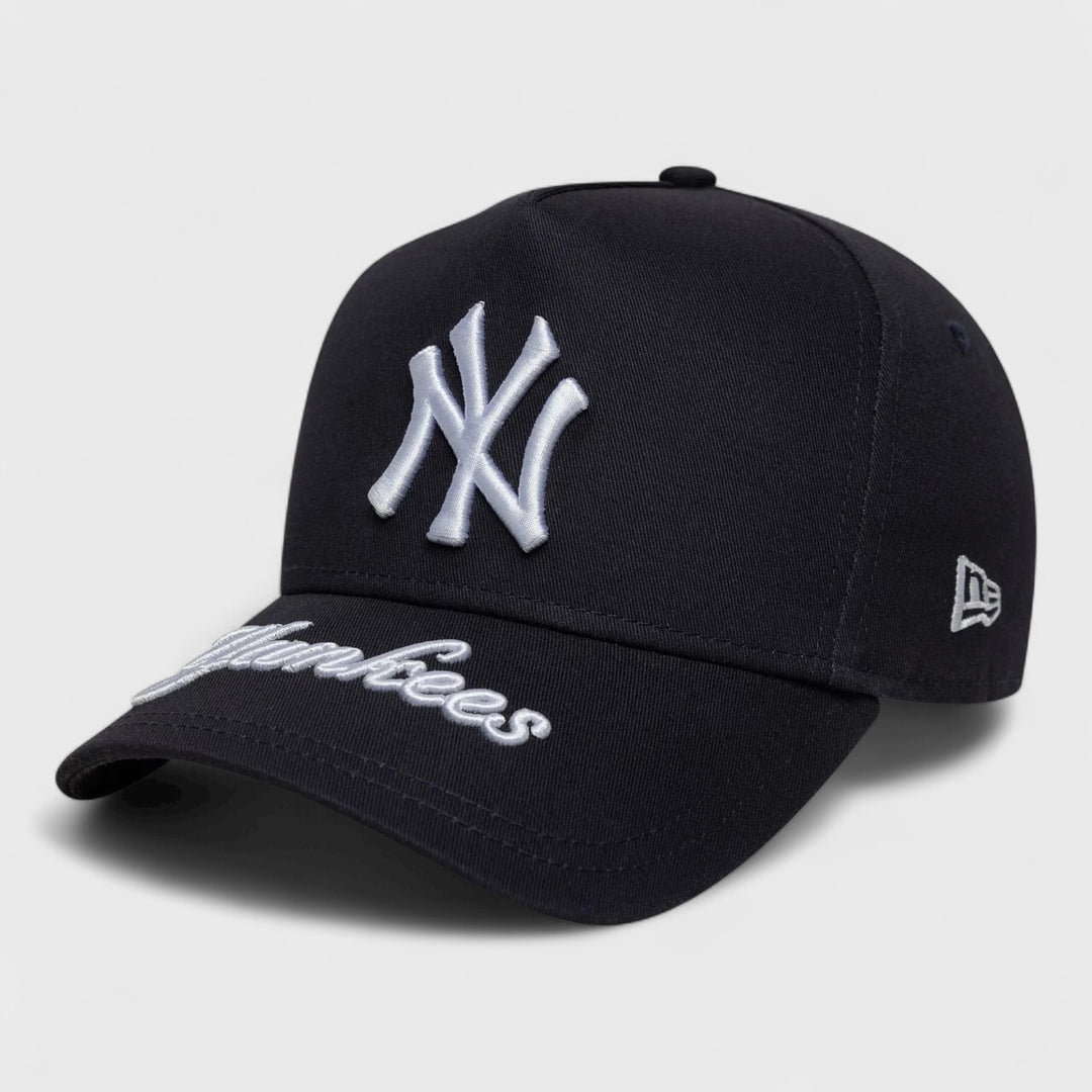 New Era MLB Visor Hit 9FORTY E-Frame Adjustable NY Yankees navy - Shop-Tetuan