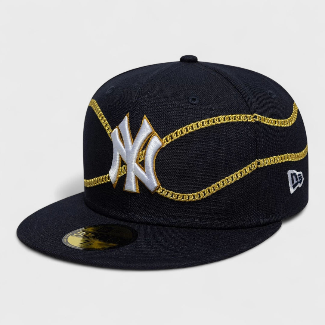 New Era MLB Chain Wrap 59FIFTY NY Yankees navy - Shop-Tetuan