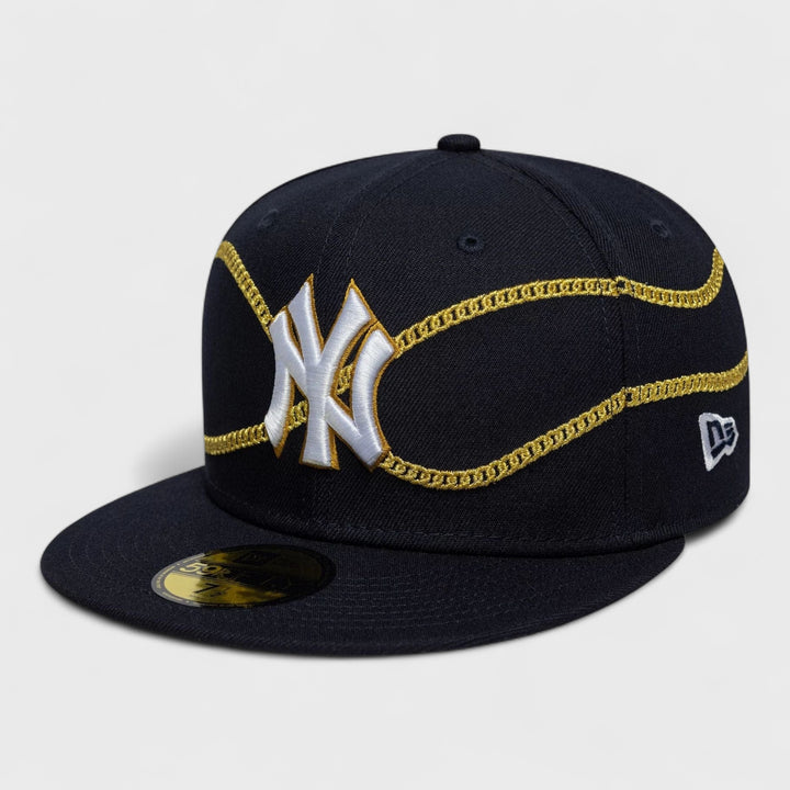 New Era MLB Chain Wrap 59FIFTY NY Yankees navy - Shop-Tetuan