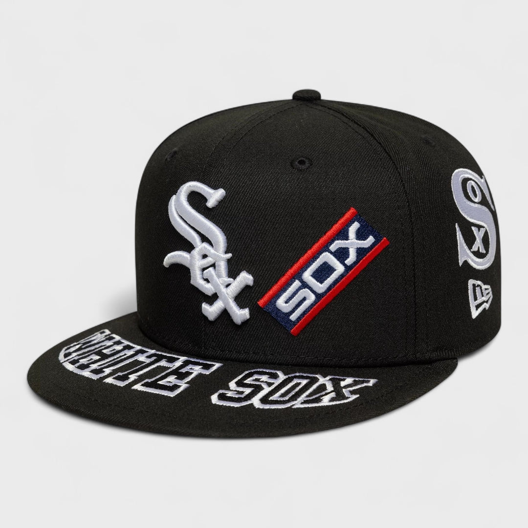 New Era MLB All Over 59FIFTY C White Sox black - Shop-Tetuan