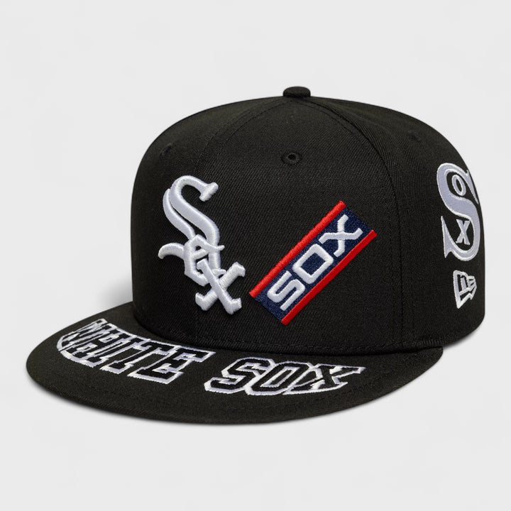 New Era MLB All Over 59FIFTY C White Sox black - Shop-Tetuan
