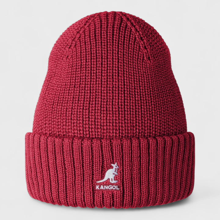 Kangol Merino Wool Rib Beanie cranberry - Shop-Tetuan