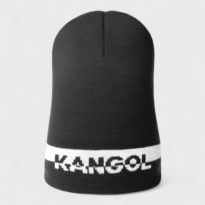 Kangol 2-Way Text Beanie black - Shop-Tetuan